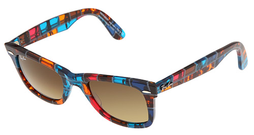 Ray Ban 0RB2140 Original Wayfarer Block multi sunglasses-ishops
